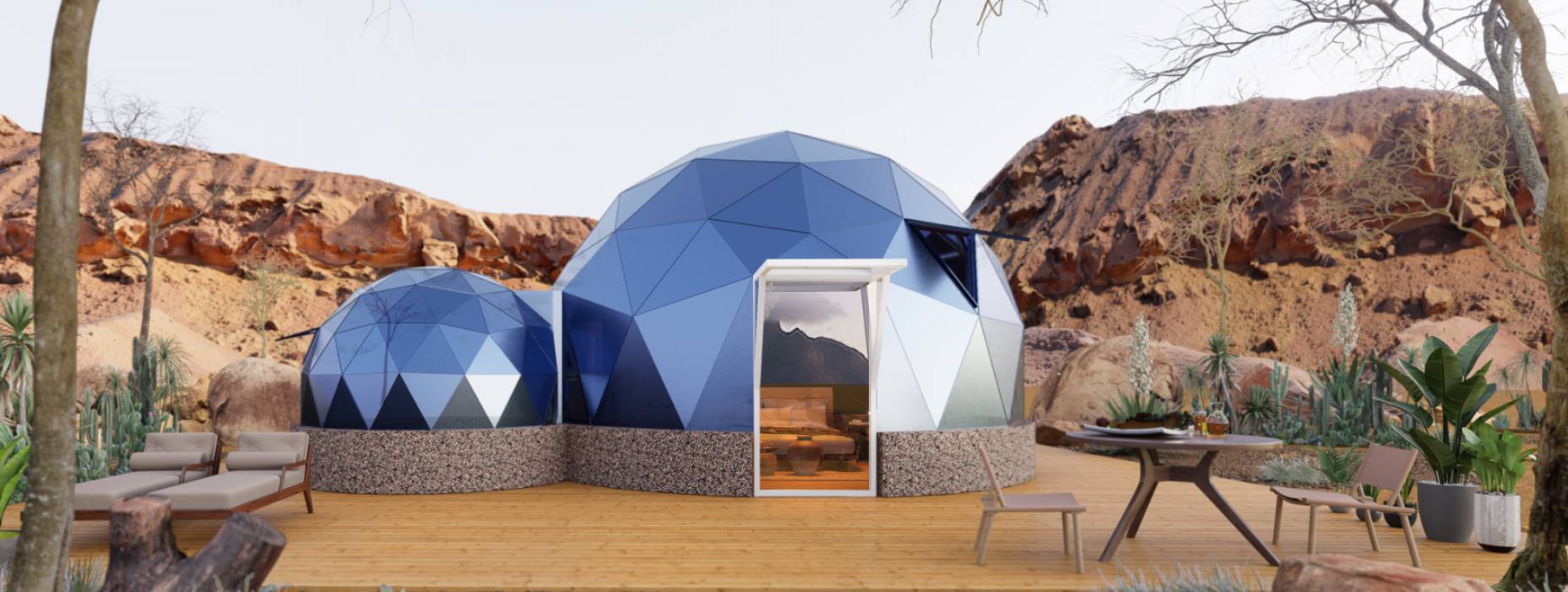 托里县球形智能光伏玻璃星空房